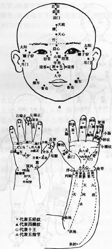 小儿推拿常用腧穴